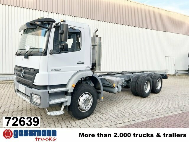 Mercedes-Benz Axor 2633 K 6x4 RHD - Fahrgestell LKW: das Bild 1 Mercedes-Benz Axor 2633 K 6x4 RHD - Fahrgestell LKW: das Bild 1