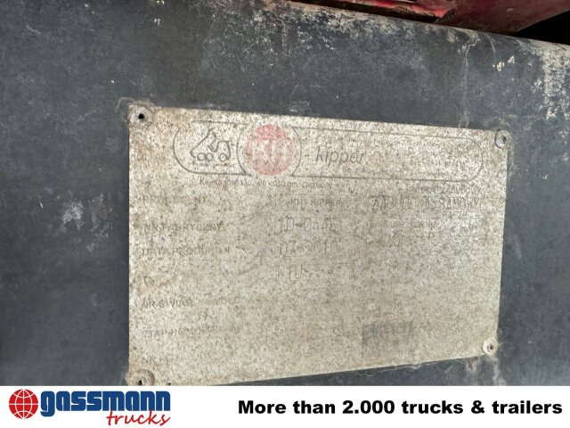 Muldenkippaufbau ca. 16m³ - Kippaufbau: das Bild 5 Muldenkippaufbau ca. 16m³ - Kippaufbau: das Bild 5