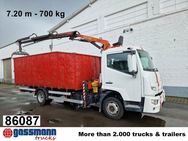 Renault D 180.75 4x2 mit Kran Palfinger PK6001 - Pritsche LKW, Autokran: das Bild 1 Renault D 180.75 4x2 mit Kran Palfinger PK6001 - Pritsche LKW, Autokran: das Bild 1