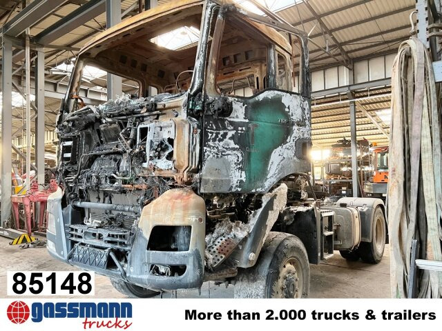 MAN TGS 18.480 4x4 BLS, BRANDSCHADEN - Sattelzugmaschine: das Bild 1 MAN TGS 18.480 4x4 BLS, BRANDSCHADEN - Sattelzugmaschine: das Bild 1