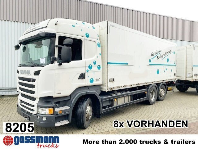 Scania R450 LB 6x2-4 Getränkekoffer, Retarder, - Koffer LKW: das Bild 1 Scania R450 LB 6x2-4 Getränkekoffer, Retarder, - Koffer LKW: das Bild 1