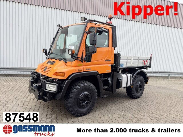 Unimog U 400 405/12 4x4, Kipper, Kommunalhydraulik, - Transporter: das Bild 1 Unimog U 400 405/12 4x4, Kipper, Kommunalhydraulik, - Transporter: das Bild 1