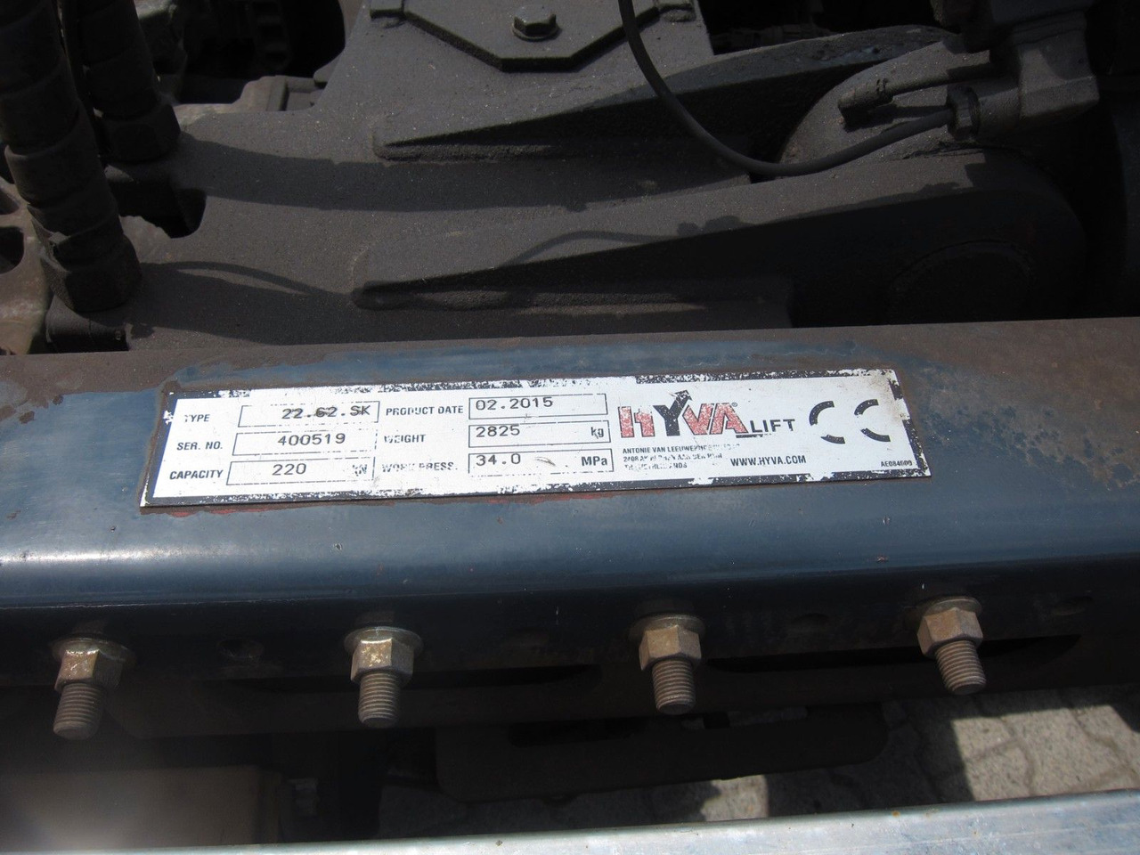 Abrollkipper Scania P410 CB6X2 HSA Hyva 22T Haken E6 Liftachse: das Bild 6