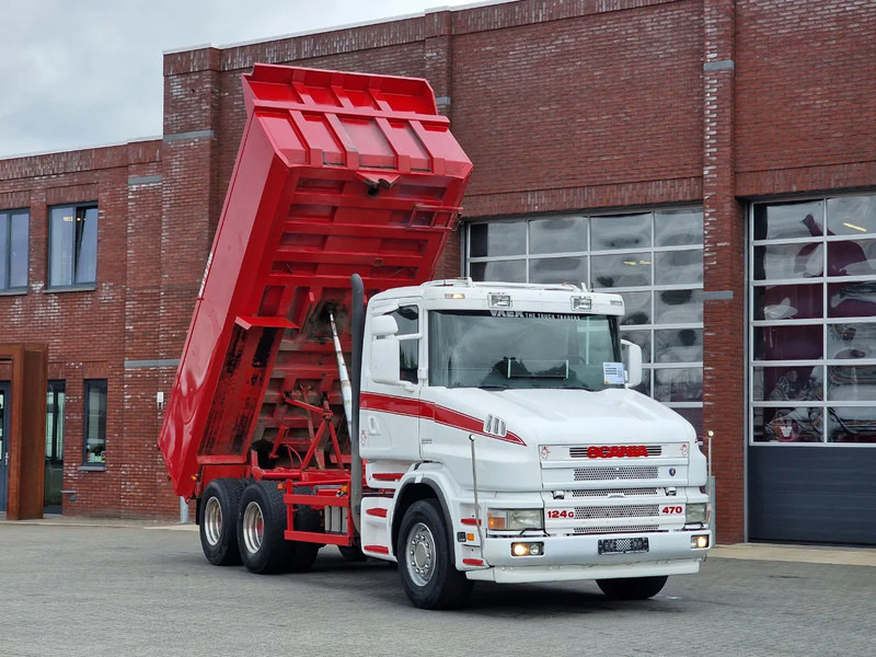 Scania T124-470 6x2 - Tipper - Manual gearbox - Full steel - Robson Drive - New Engine - Torpedo/Hauber - Kipper: das Bild 1 Scania T124-470 6x2 - Tipper - Manual gearbox - Full steel - Robson Drive - New Engine - Torpedo/Hauber - Kipper: das Bild 1