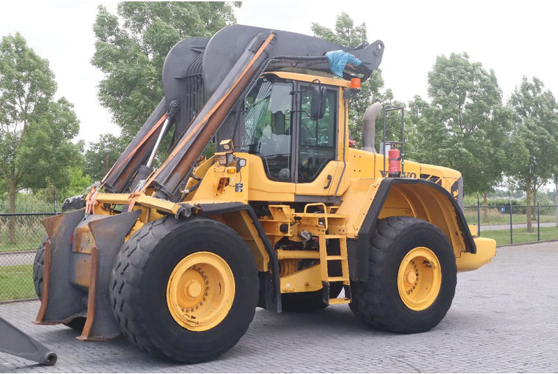 Radlader Volvo L180 F HL | HIGH-LIFT | LOG STACKER | HOLZ GRAPPLE: das Bild 8