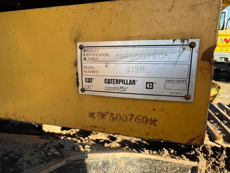 Kettenbagger Caterpillar 312BL: das Bild 9