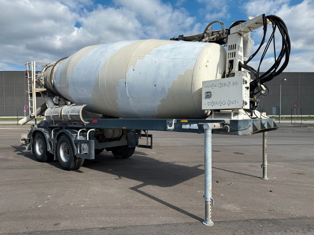 De Buf BM 12-36-2SPR w/ Belt Theam TSR15 / Beton - Betonmischer Auflieger: das Bild 3 De Buf BM 12-36-2SPR w/ Belt Theam TSR15 / Beton - Betonmischer Auflieger: das Bild 3