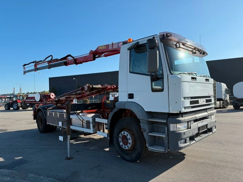 Iveco EuroTech Cursor 190E31 4x2 Tipper / HMF 1060 B3 - Autokran: das Bild 2 Iveco EuroTech Cursor 190E31 4x2 Tipper / HMF 1060 B3 - Autokran: das Bild 2