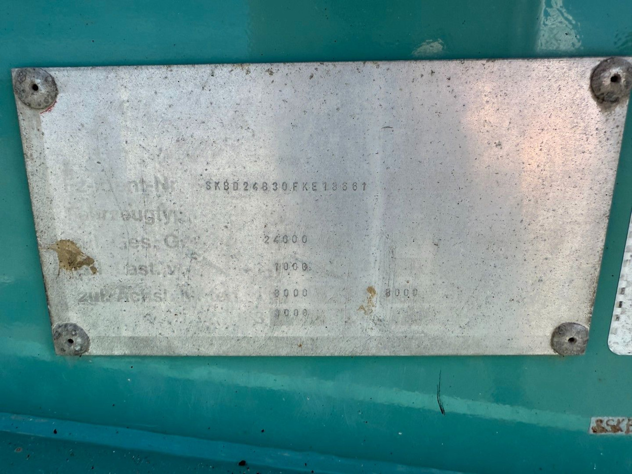 Kipper Anhänger Kel-Berg 24 t. 3 axle T490K Tipper / Kipper: das Bild 8