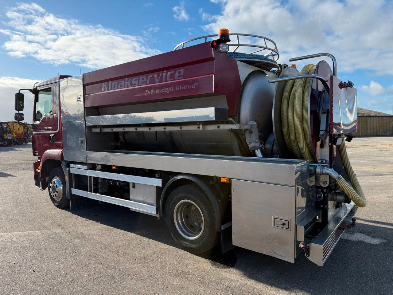 MAN TGM 14.250 VM-Tarm Stainless Steel 5600 l. Kombi - Saug-/ Spülfahrzeug: das Bild 4 MAN TGM 14.250 VM-Tarm Stainless Steel 5600 l. Kombi - Saug-/ Spülfahrzeug: das Bild 4