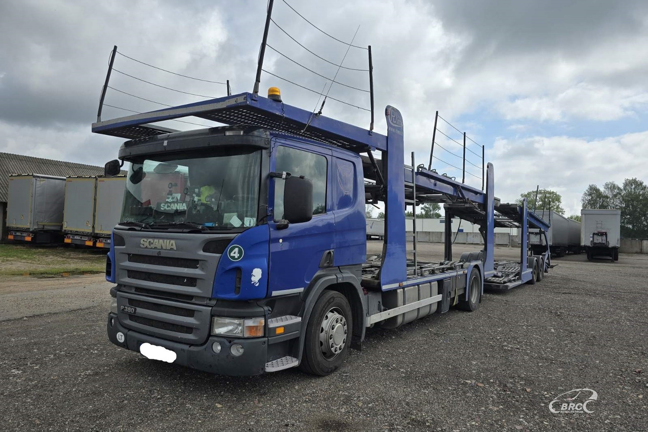 Scania P 380 - Autotransporter LKW: das Bild 1 Scania P 380 - Autotransporter LKW: das Bild 1
