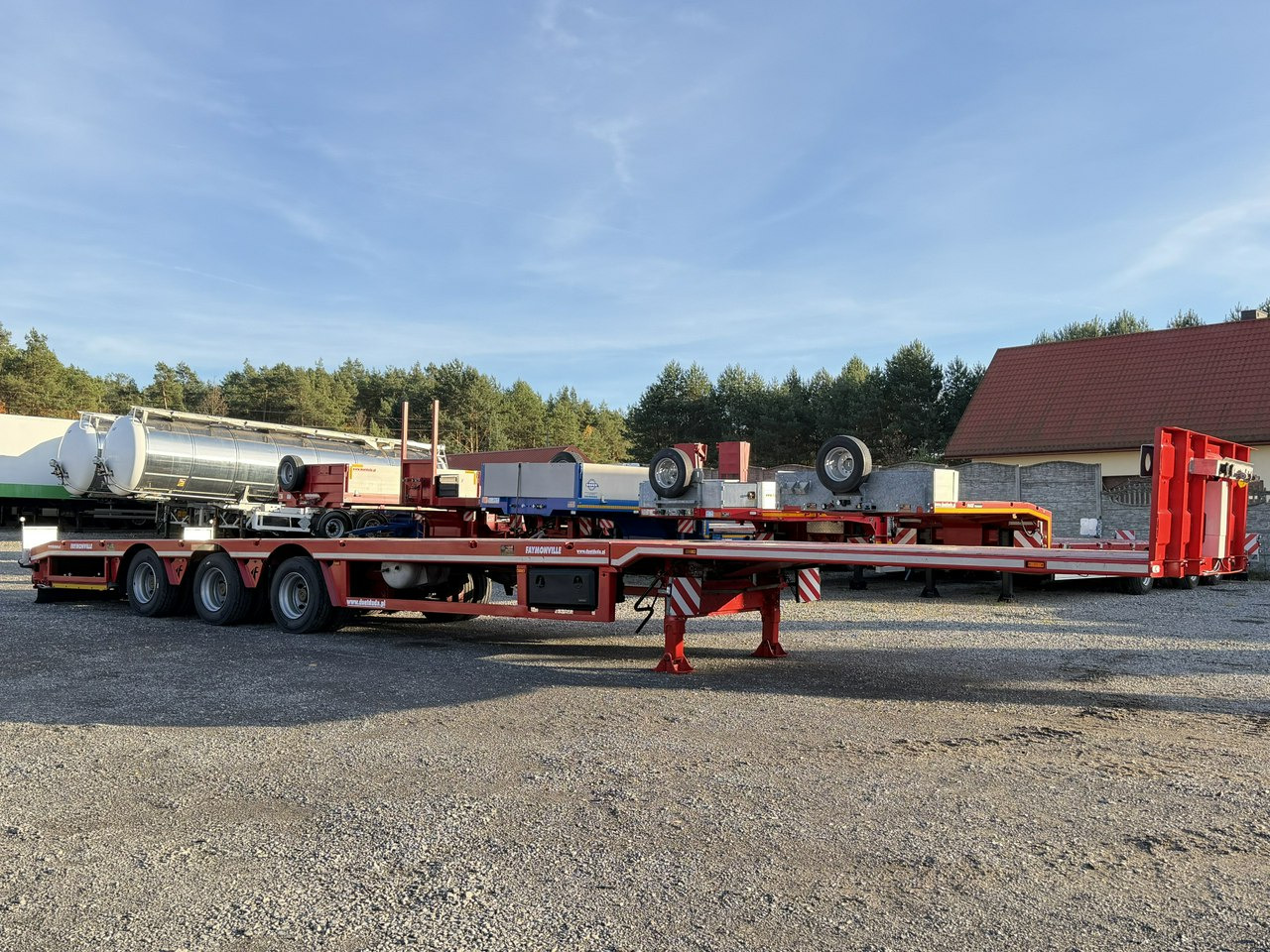 Faymonville Niskopodłogowa Telemega Rozciągana 7m 3-Osiowa Oś skrętna - Tieflader Auflieger: das Bild 2 Faymonville Niskopodłogowa Telemega Rozciągana 7m 3-Osiowa Oś skrętna - Tieflader Auflieger: das Bild 2