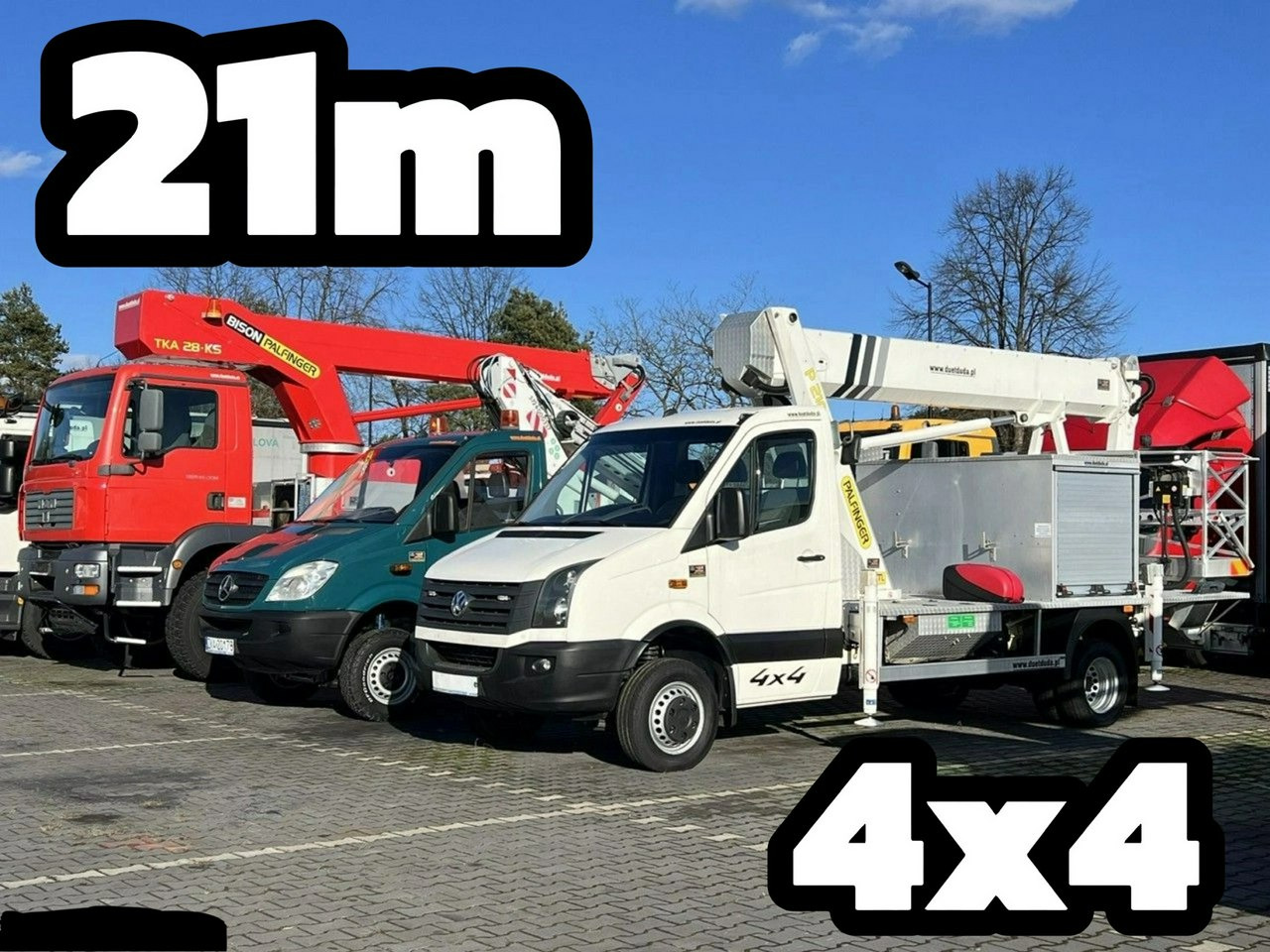 Iveco Volkswagen Crafter 4x4 Zwyżka 21m Palfinger P210BK JIP-Ogon udt - LKW mit Arbeitsbühne: das Bild 1 Iveco Volkswagen Crafter 4x4 Zwyżka 21m Palfinger P210BK JIP-Ogon udt - LKW mit Arbeitsbühne: das Bild 1