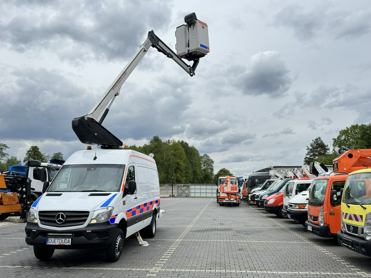 Mercedes Sprinter Zwyżka Podnośnik Koszowy KLUBB K42P UDT WUMAG GSR - LKW mit Arbeitsbühne: das Bild 4 Mercedes Sprinter Zwyżka Podnośnik Koszowy KLUBB K42P UDT WUMAG GSR - LKW mit Arbeitsbühne: das Bild 4