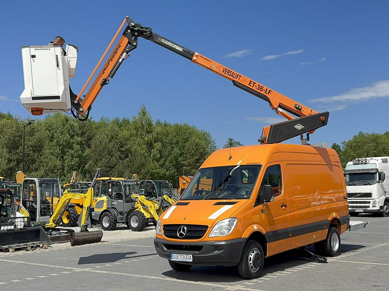 Mercedes Sprinter Zwyżka Podnośnik Koszowy VERSALIFT KLUBB ET-36-LF UDT - LKW mit Arbeitsbühne: das Bild 4 Mercedes Sprinter Zwyżka Podnośnik Koszowy VERSALIFT KLUBB ET-36-LF UDT - LKW mit Arbeitsbühne: das Bild 4