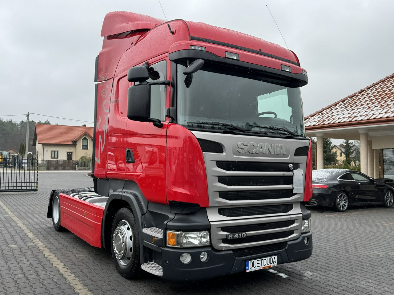 Scania R410 E6 4x2 Retarder Klima Postojowa Low deck / Mega - Sattelzugmaschine: das Bild 3 Scania R410 E6 4x2 Retarder Klima Postojowa Low deck / Mega - Sattelzugmaschine: das Bild 3