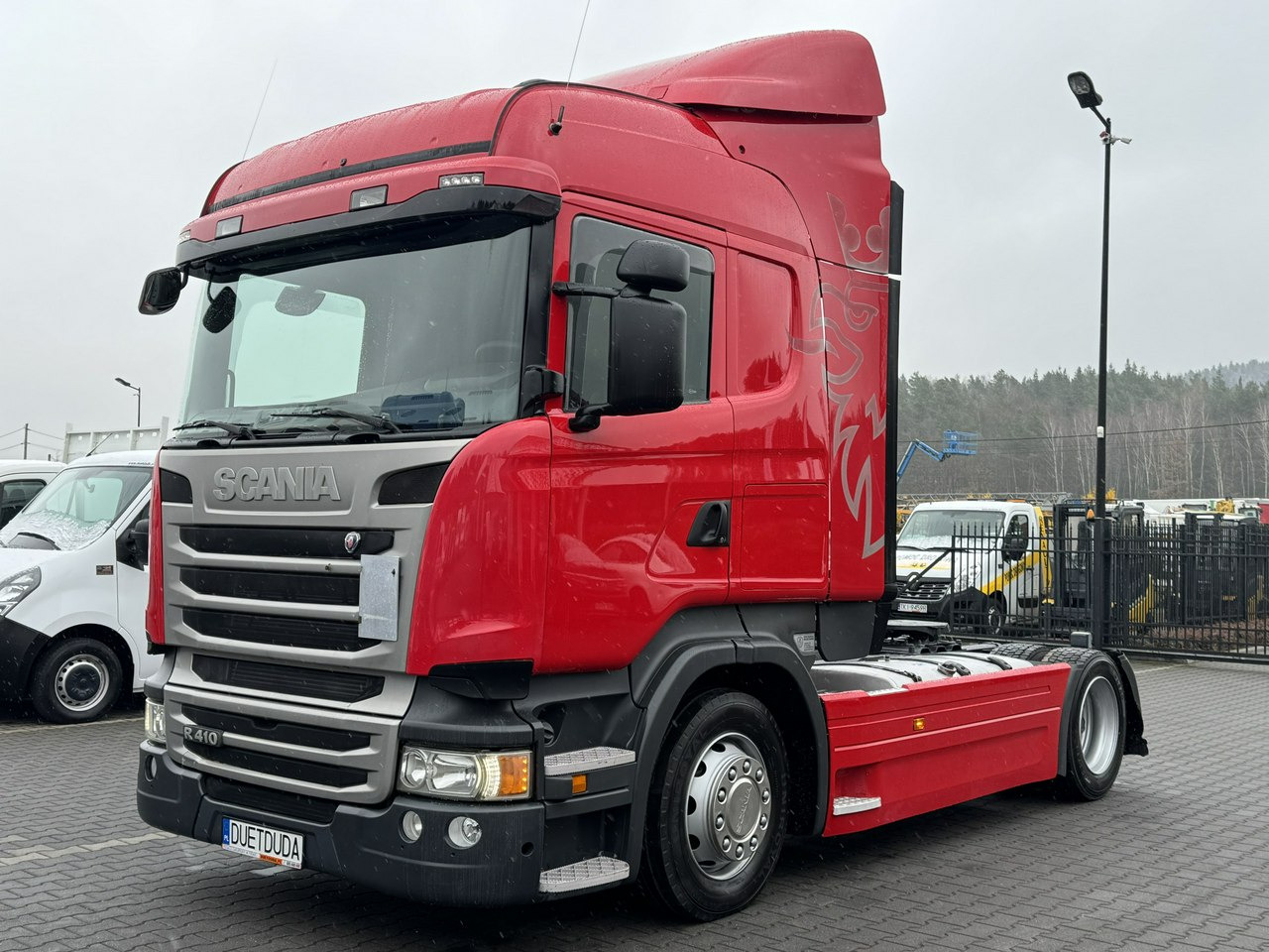 Scania R410 E6 4x2 Retarder Klima Postojowa Low deck / Mega - Sattelzugmaschine: das Bild 2 Scania R410 E6 4x2 Retarder Klima Postojowa Low deck / Mega - Sattelzugmaschine: das Bild 2