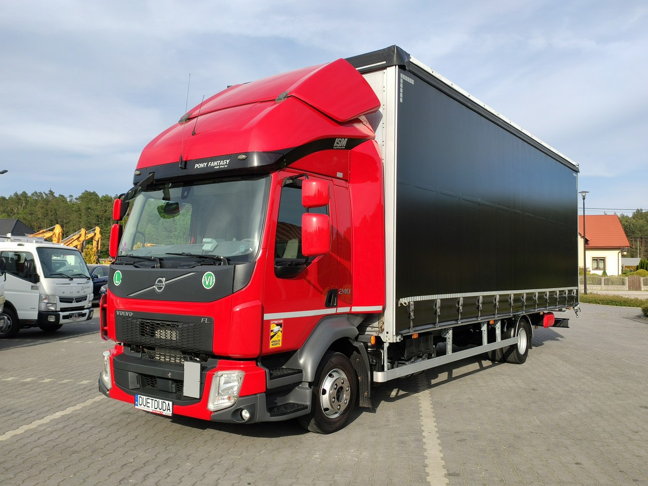 Volvo FL12.240 E6 Firana Tył Drzwi Dach Zsuwany Bogato Wyposażony !!! - Plane LKW: das Bild 2 Volvo FL12.240 E6 Firana Tył Drzwi Dach Zsuwany Bogato Wyposażony !!! - Plane LKW: das Bild 2
