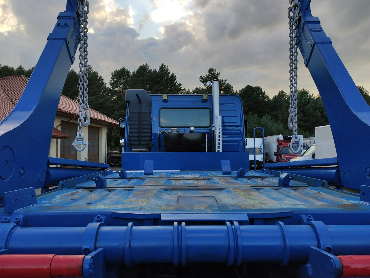 Absetzkipper Volvo FM 410 E5 Bramowiec Hakowiec 6x2 Oś Skrętna / Podnoszona Automat: das Bild 18