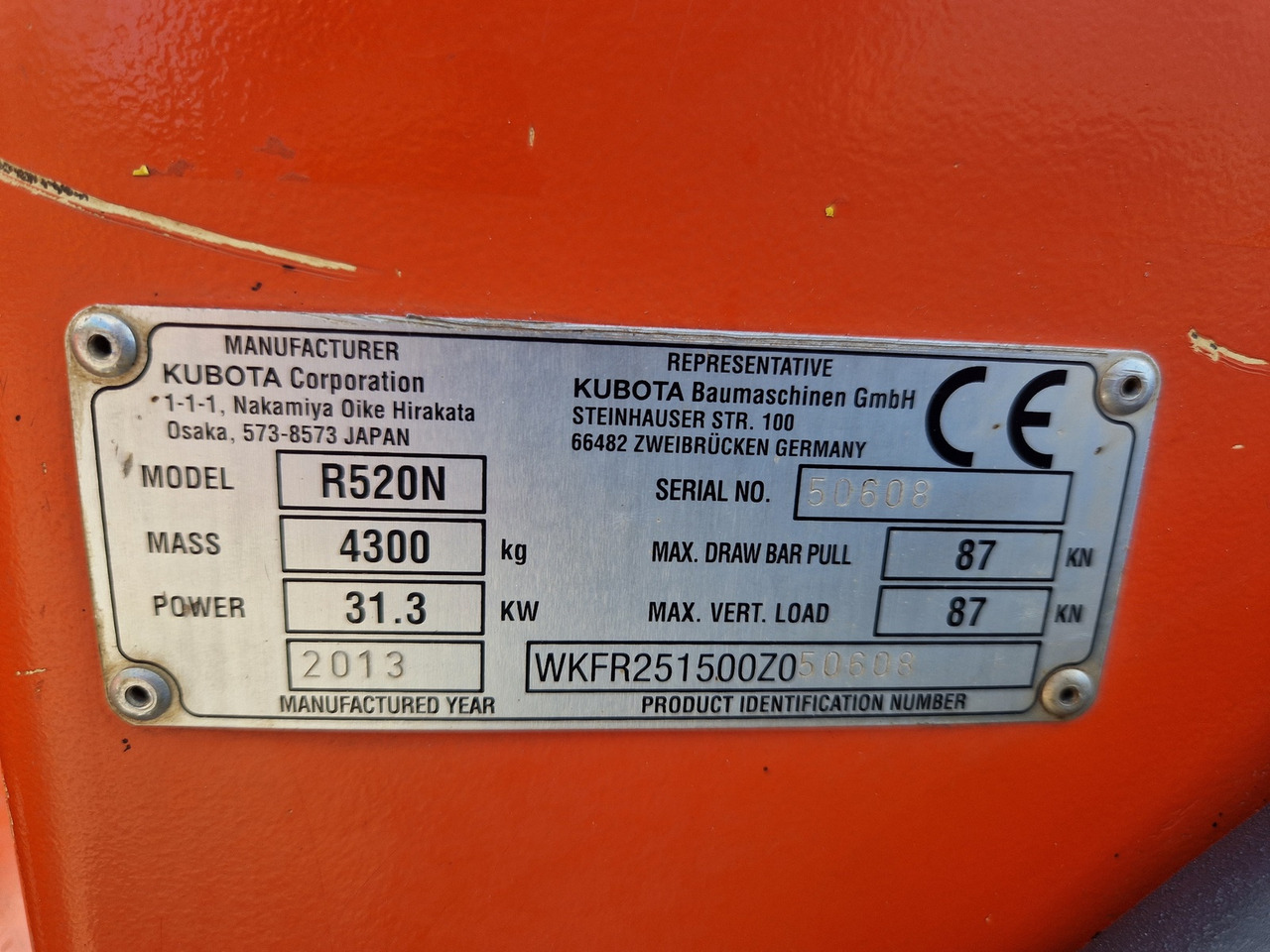 Radlader KUBOTA R520N: das Bild 14