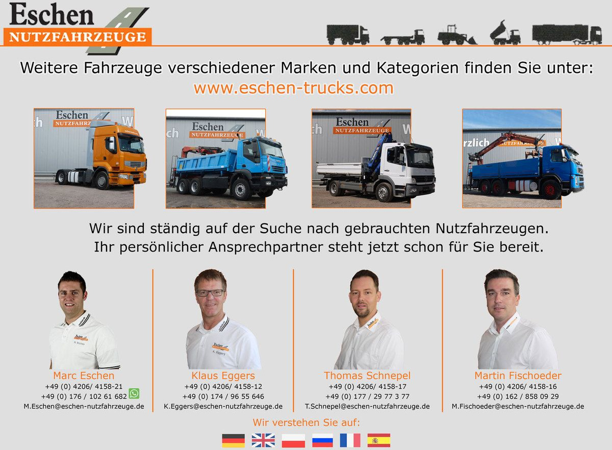 Abrollanhänger/ Absetzanhänger Hüffermann HSA 18.65 | Reifenprofil: 75%*Blatt*50mm Zugauge: das Bild 15