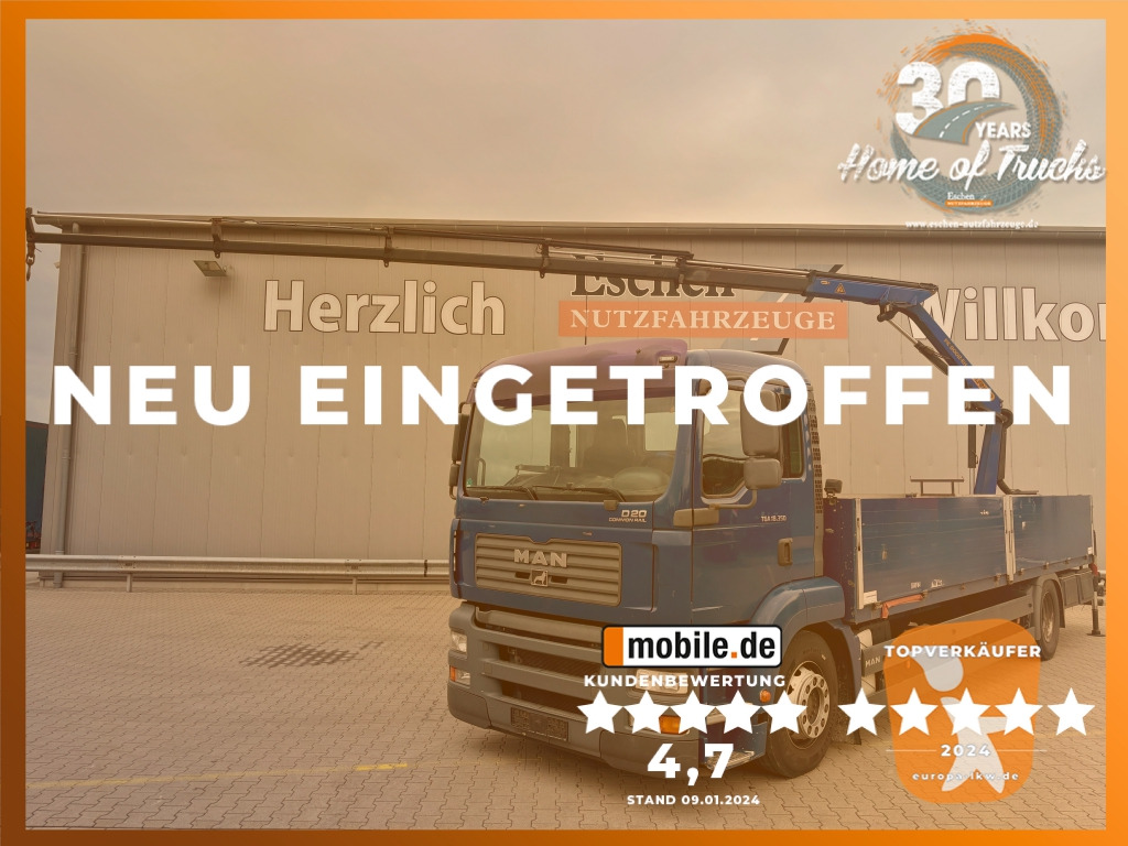 MAN TGA 18.350 4x2 LL / Palfinger PK9002 EH Kran - Pritsche LKW: das Bild 1 MAN TGA 18.350 4x2 LL / Palfinger PK9002 EH Kran - Pritsche LKW: das Bild 1