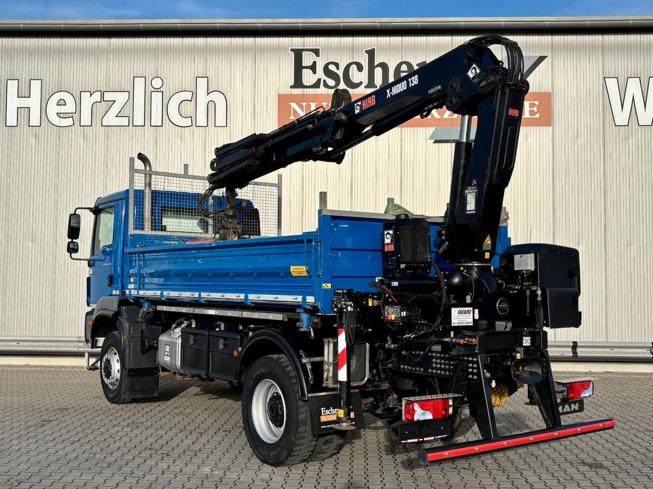 MAN TGM 18.320 4x4 BB | TÜV NEU*HIAB XHIDUO 138*FUNK - Kipper, Autokran: das Bild 3 MAN TGM 18.320 4x4 BB | TÜV NEU*HIAB XHIDUO 138*FUNK - Kipper, Autokran: das Bild 3