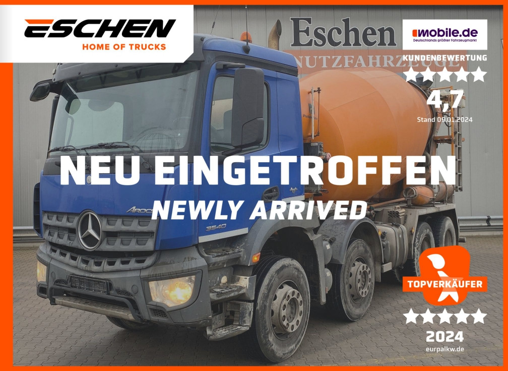 Mercedes-Benz 3540 8x4 Arocs / 9 m³ Intermix-Aufbau - Fahrmischer: das Bild 1 Mercedes-Benz 3540 8x4 Arocs / 9 m³ Intermix-Aufbau - Fahrmischer: das Bild 1