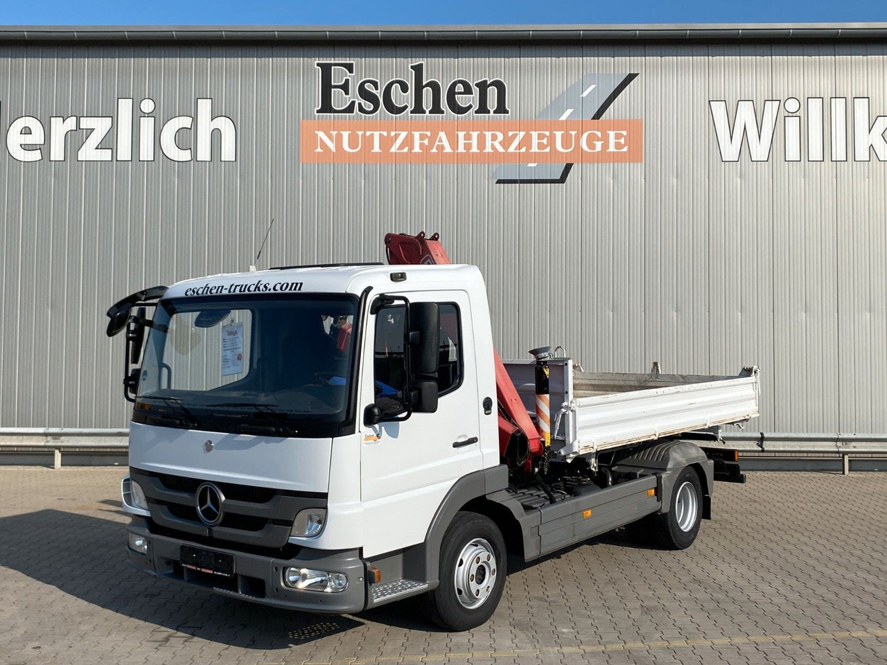 Mercedes-Benz 818 Atego | Fassi F65*MEILLER*PKW-AHK*1.Hand - Kipper, Autokran: das Bild 1 Mercedes-Benz 818 Atego | Fassi F65*MEILLER*PKW-AHK*1.Hand - Kipper, Autokran: das Bild 1