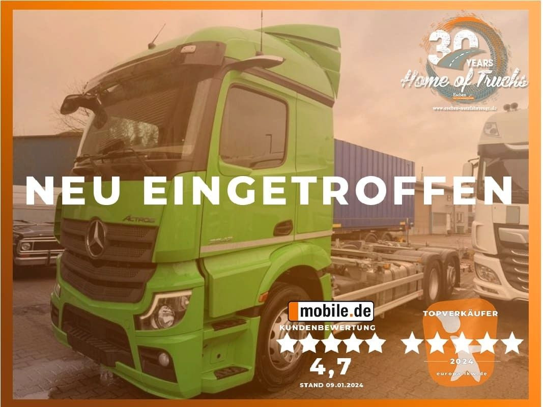 Mercedes-Benz Actros MP5 2542 L|Ohne EZ*Lenkachse*Ladebordwand - Containerwagen/ Wechselfahrgestell LKW: das Bild 1 Mercedes-Benz Actros MP5 2542 L|Ohne EZ*Lenkachse*Ladebordwand - Containerwagen/ Wechselfahrgestell LKW: das Bild 1