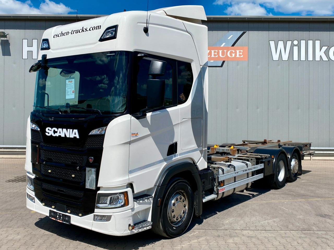 Scania R 450 B 6x2*4 | LBW 1,50to.*AHK*Retarder*Navi*AC - Containerwagen/ Wechselfahrgestell LKW: das Bild 1 Scania R 450 B 6x2*4 | LBW 1,50to.*AHK*Retarder*Navi*AC - Containerwagen/ Wechselfahrgestell LKW: das Bild 1