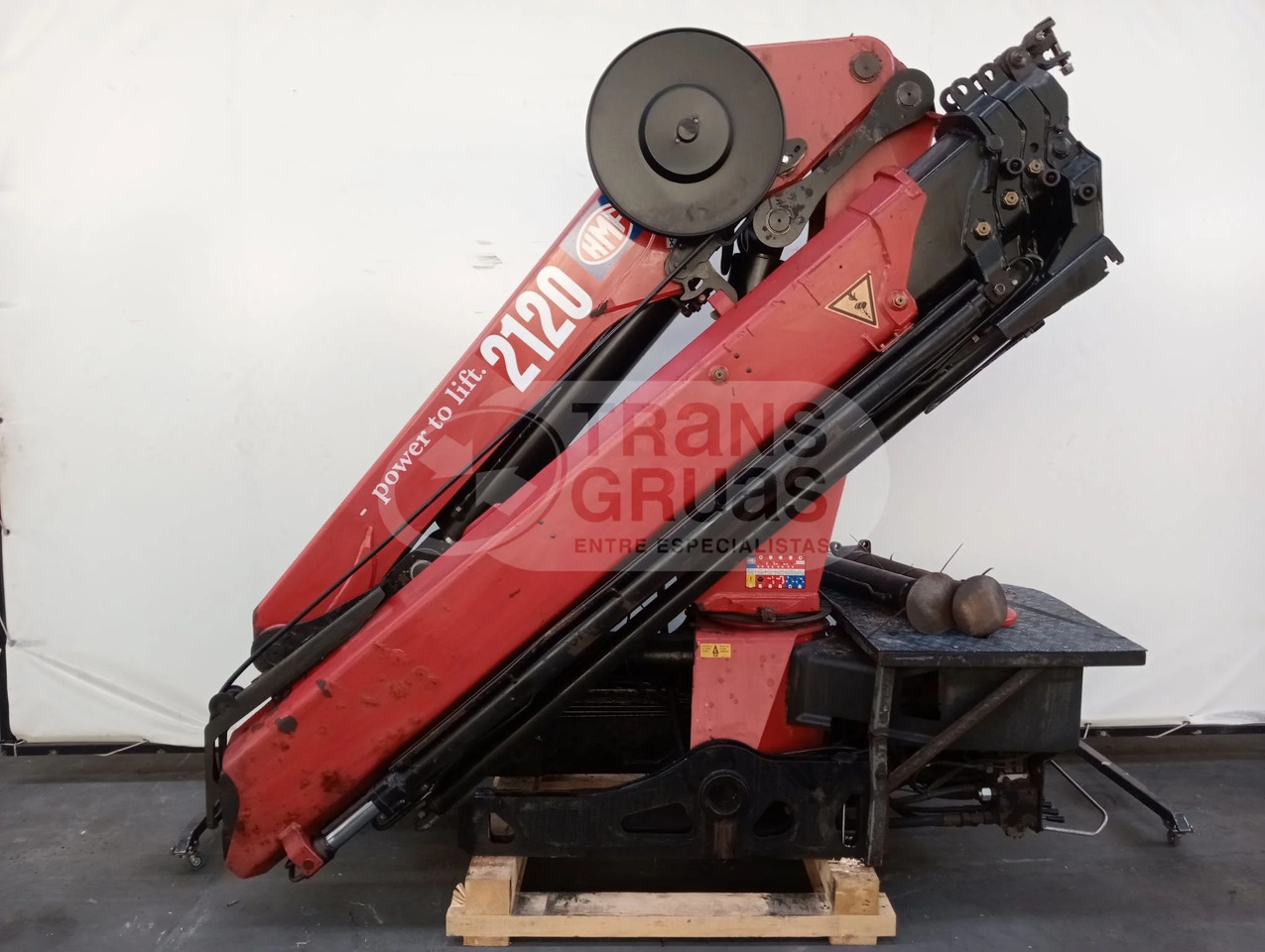 Grúa hidráulica HMF 2120 K RC - Ladekran: das Bild 2 Grúa hidráulica HMF 2120 K RC - Ladekran: das Bild 2