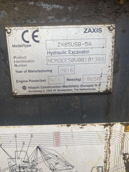 Hitachi ZX85USB-5A - Kettenbagger: das Bild 4 Hitachi ZX85USB-5A - Kettenbagger: das Bild 4