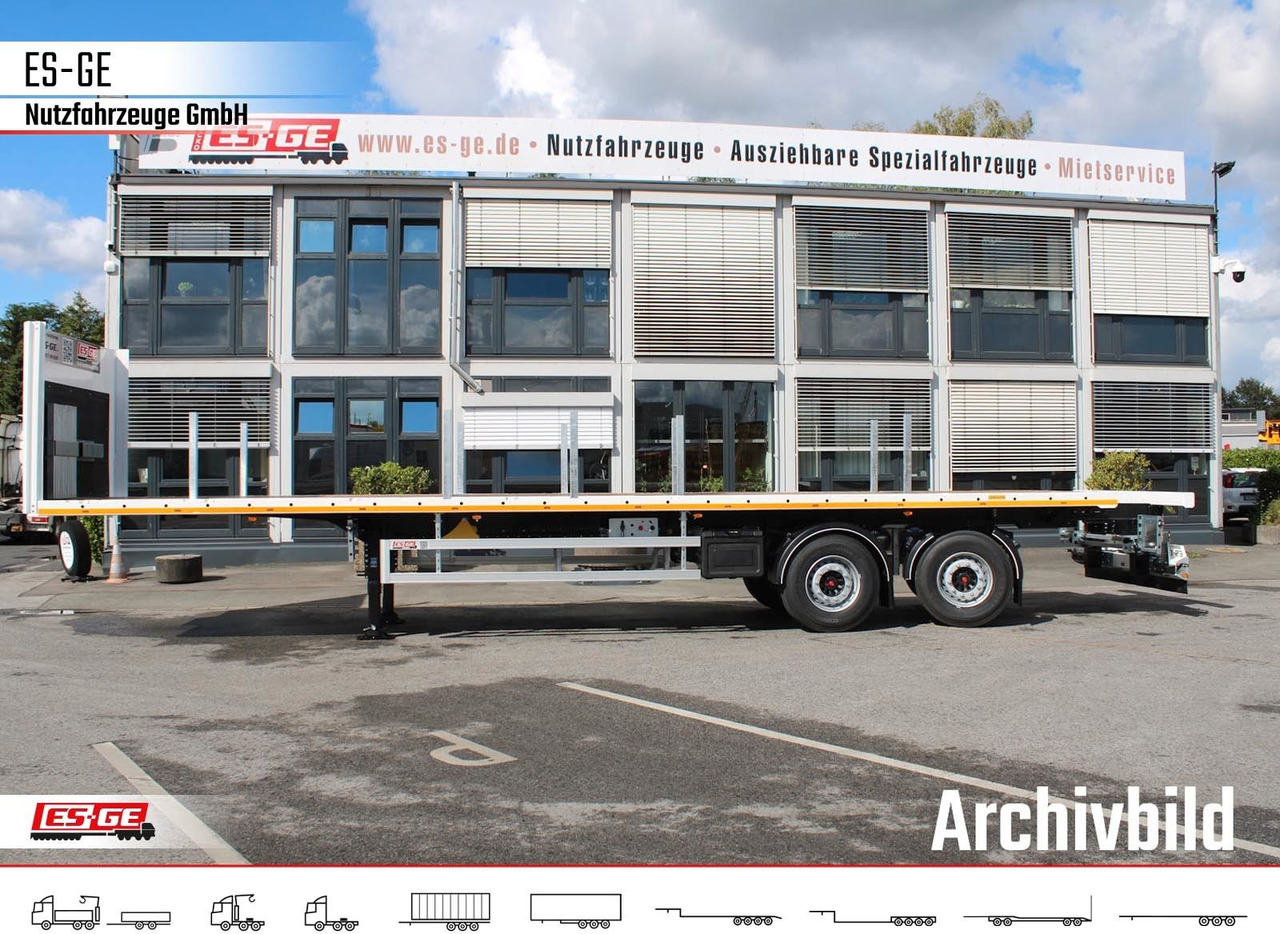 ES-GE 2-Achs-SAH, zwangsgelenkt, pneum. Heckausschub - Pritschenauflieger/ Plattformauflieger: das Bild 4 ES-GE 2-Achs-SAH, zwangsgelenkt, pneum. Heckausschub - Pritschenauflieger/ Plattformauflieger: das Bild 4