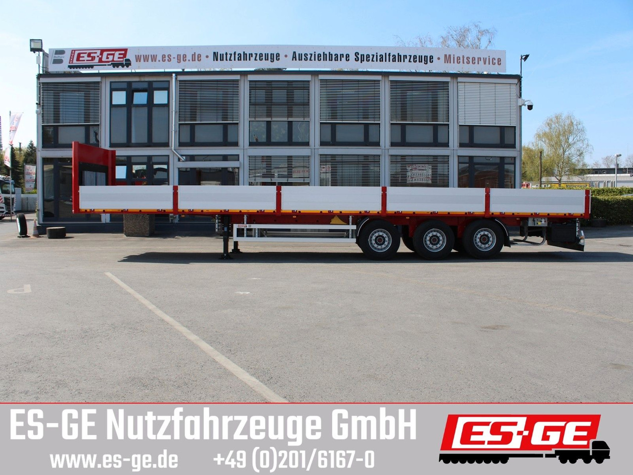 ES-GE 3-Achs Sattelanhänger -Bordwände - Pritschenauflieger/ Plattformauflieger: das Bild 2 ES-GE 3-Achs Sattelanhänger -Bordwände - Pritschenauflieger/ Plattformauflieger: das Bild 2
