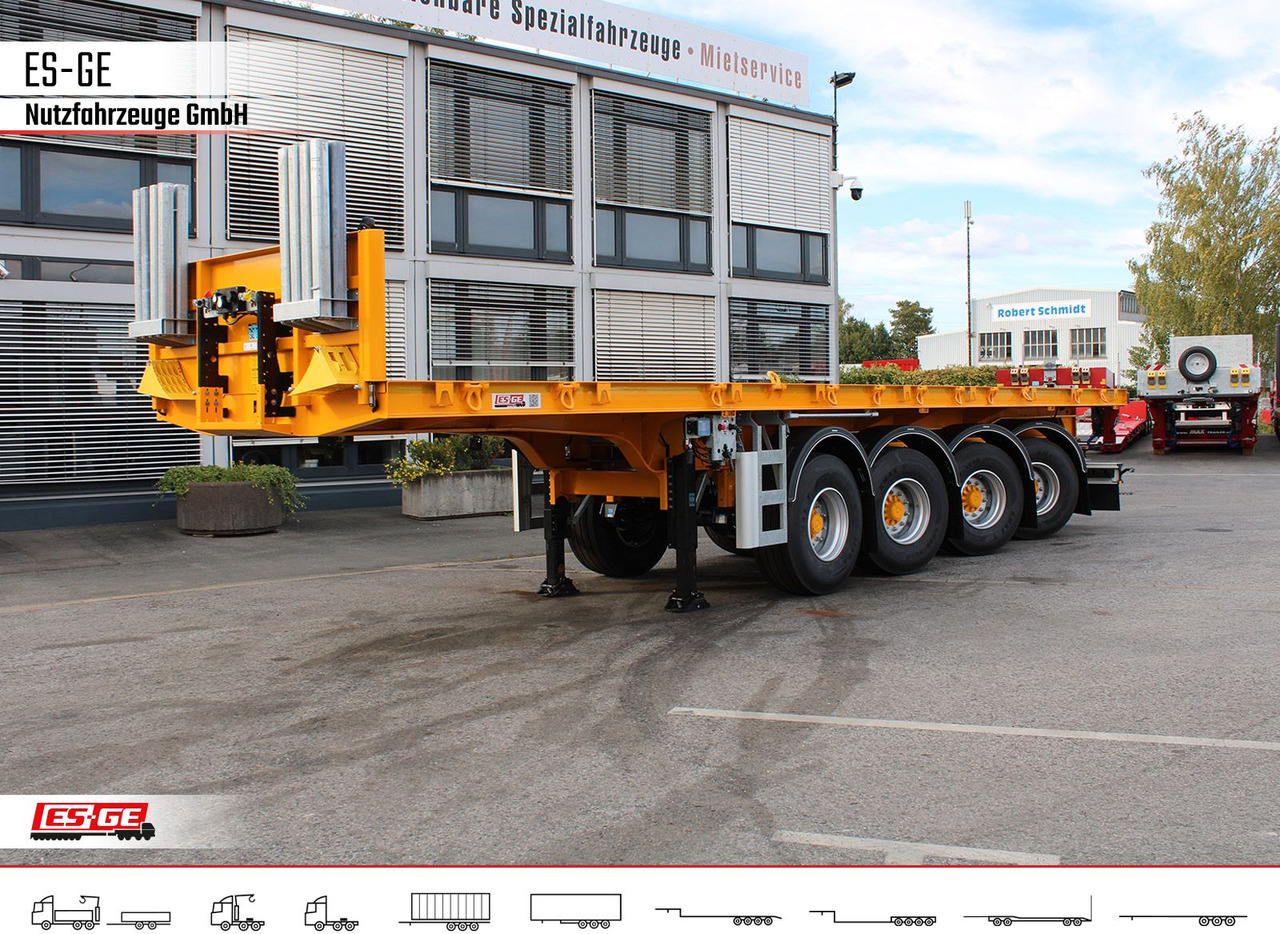 ES-GE 4-Achs-Ballastauflieger - Pritschenauflieger/ Plattformauflieger: das Bild 2 ES-GE 4-Achs-Ballastauflieger - Pritschenauflieger/ Plattformauflieger: das Bild 2
