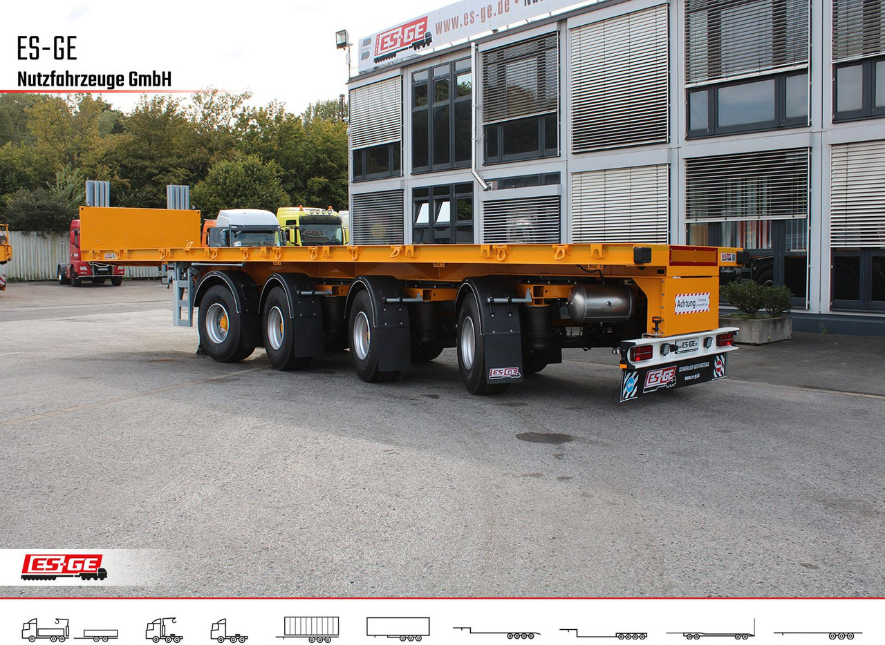 ES-GE 4-Achs-Ballastauflieger - Pritschenauflieger/ Plattformauflieger: das Bild 1 ES-GE 4-Achs-Ballastauflieger - Pritschenauflieger/ Plattformauflieger: das Bild 1