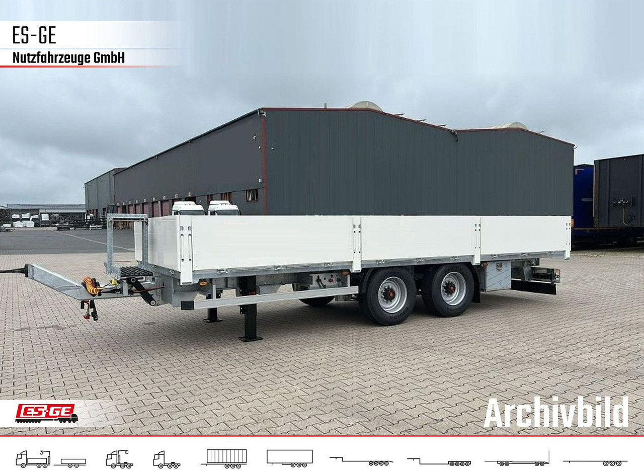 ES-GE Tandem-Anhänger Bordwände, CV, Rungen - Pritschenanhänger/ Plattformanhänger: das Bild 1 ES-GE Tandem-Anhänger Bordwände, CV, Rungen - Pritschenanhänger/ Plattformanhänger: das Bild 1