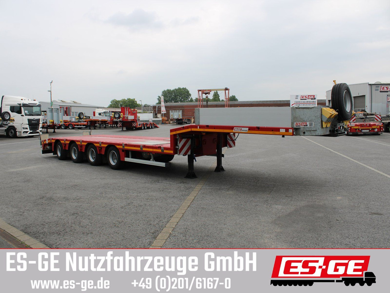 Faymonville MAX Trailer MAX100 Semi-Tieflader - Tieflader Auflieger: das Bild 4 Faymonville MAX Trailer MAX100 Semi-Tieflader - Tieflader Auflieger: das Bild 4