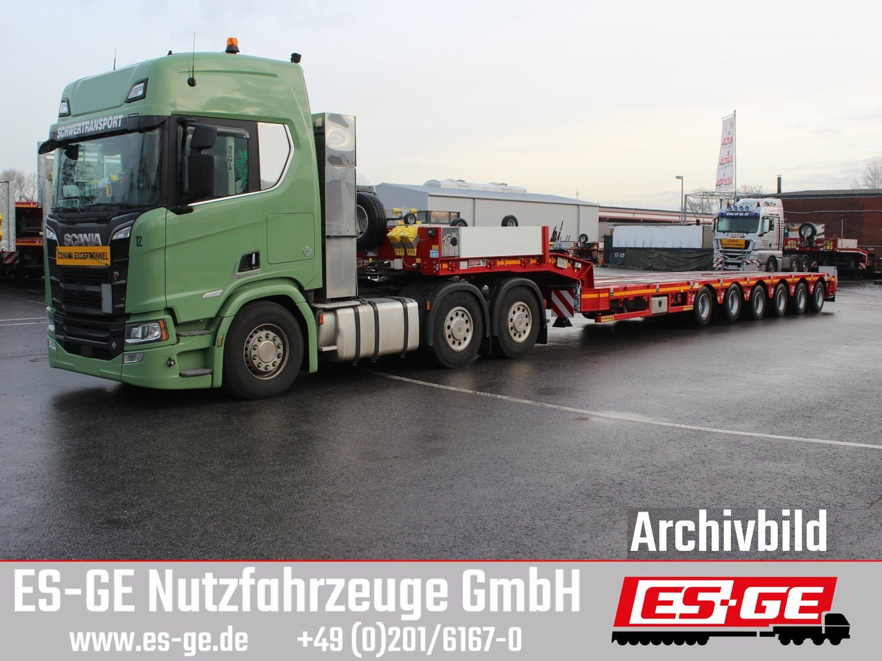 Faymonville Multimax Satteltieflader - hydr. gelenkt - Tieflader Auflieger: das Bild 2 Faymonville Multimax Satteltieflader - hydr. gelenkt - Tieflader Auflieger: das Bild 2