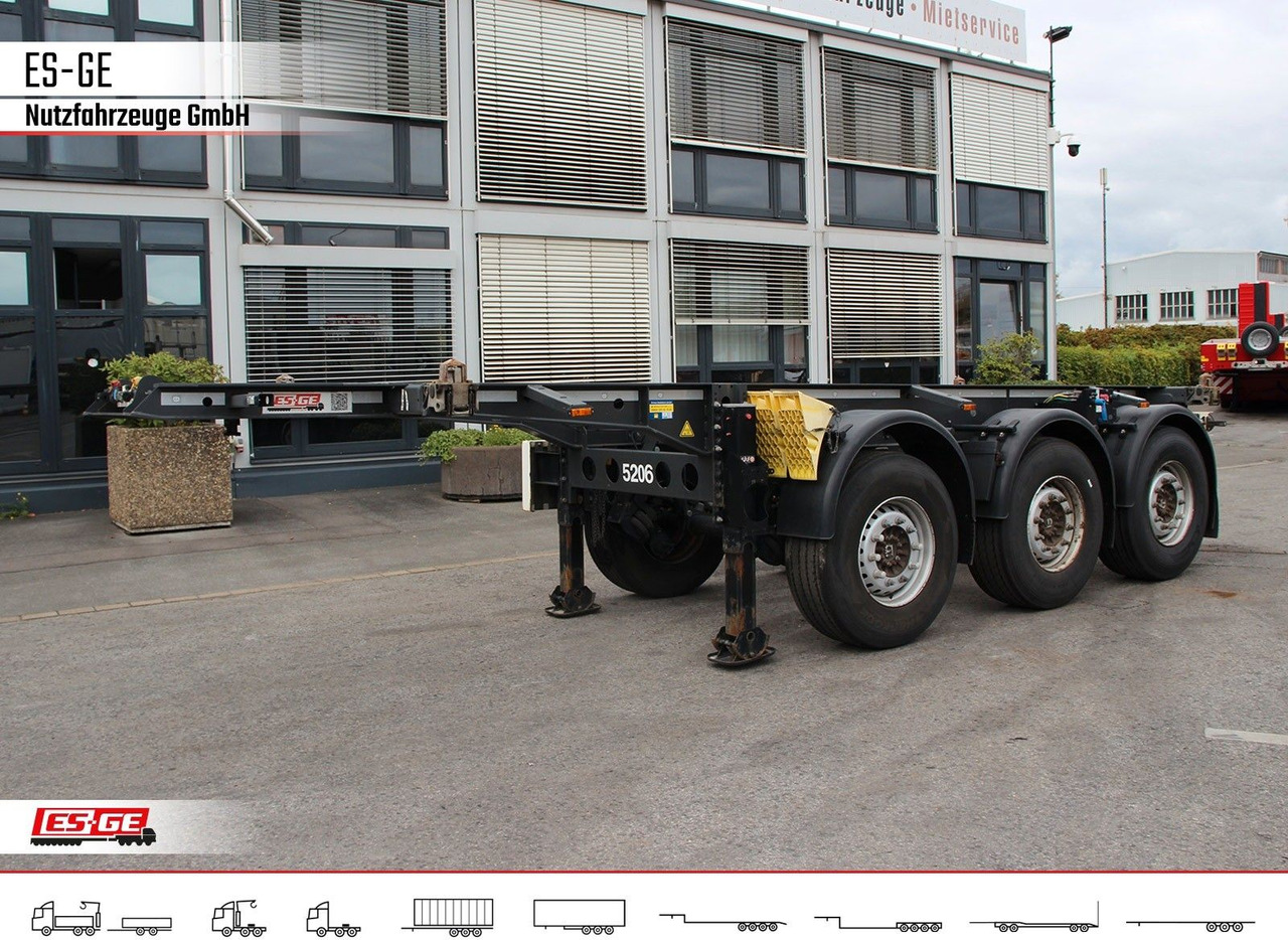 Krone 3-Achs-Containerchassis 20' - Container/ Wechselfahrgestell Auflieger: das Bild 1 Krone 3-Achs-Containerchassis 20' - Container/ Wechselfahrgestell Auflieger: das Bild 1