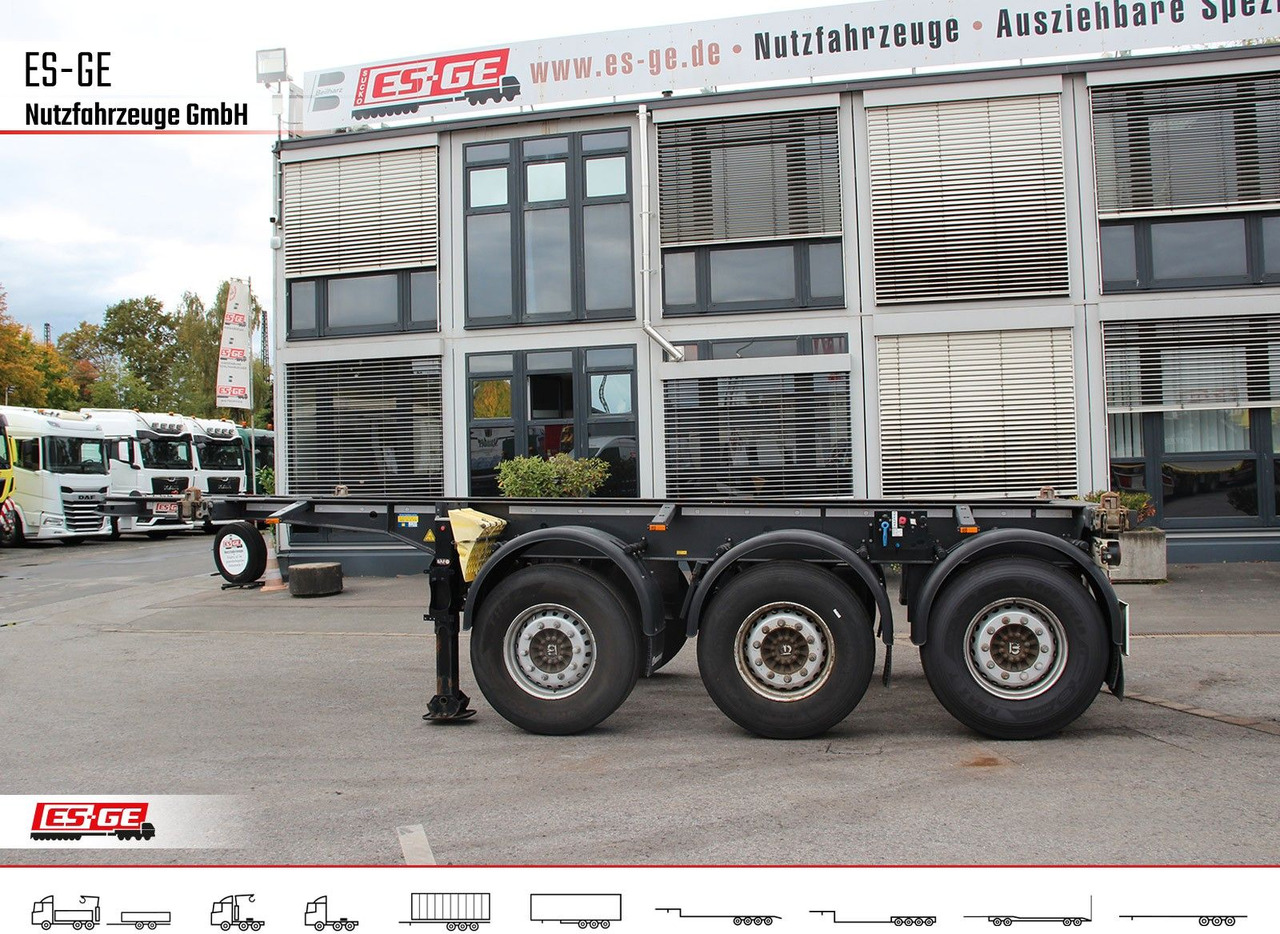 Krone 3-Achs-Containerchassis 20' - Container/ Wechselfahrgestell Auflieger: das Bild 5 Krone 3-Achs-Containerchassis 20' - Container/ Wechselfahrgestell Auflieger: das Bild 5