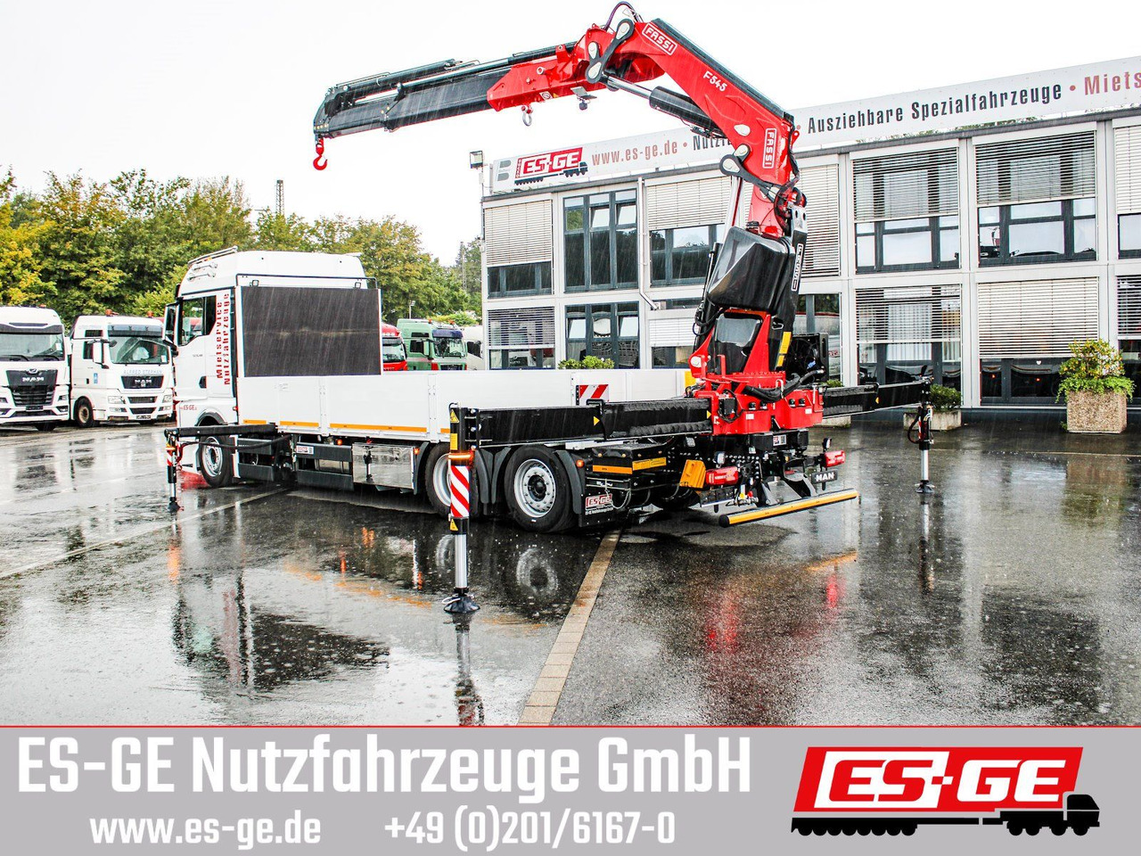 MAN TGX 26.480 6x2-4 LL CH mit Fassi F545RA.2.26 - Pritsche LKW, Autokran: das Bild 2 MAN TGX 26.480 6x2-4 LL CH mit Fassi F545RA.2.26 - Pritsche LKW, Autokran: das Bild 2