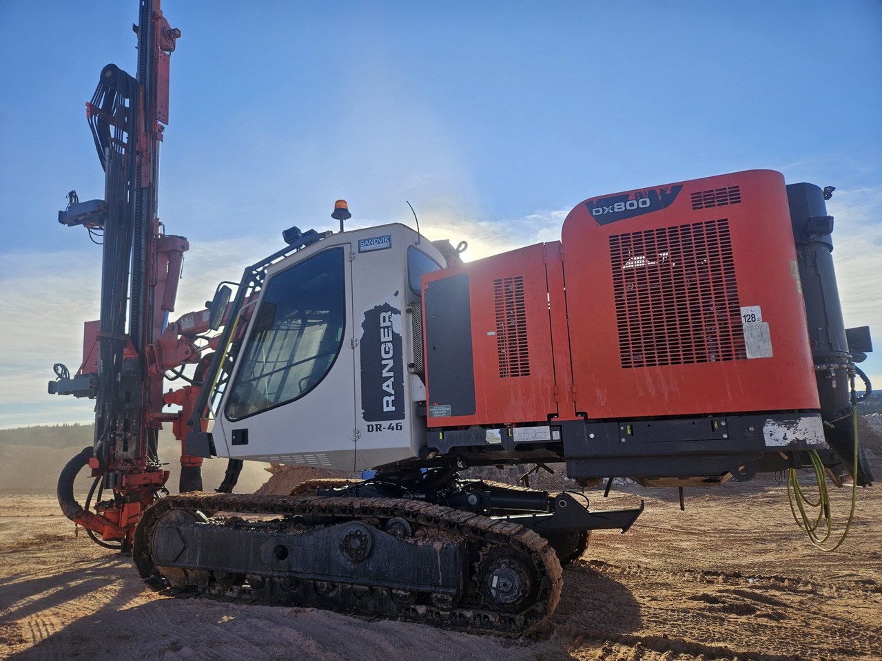 Sandvik DX800 - Bohrgerät: das Bild 1 Sandvik DX800 - Bohrgerät: das Bild 1