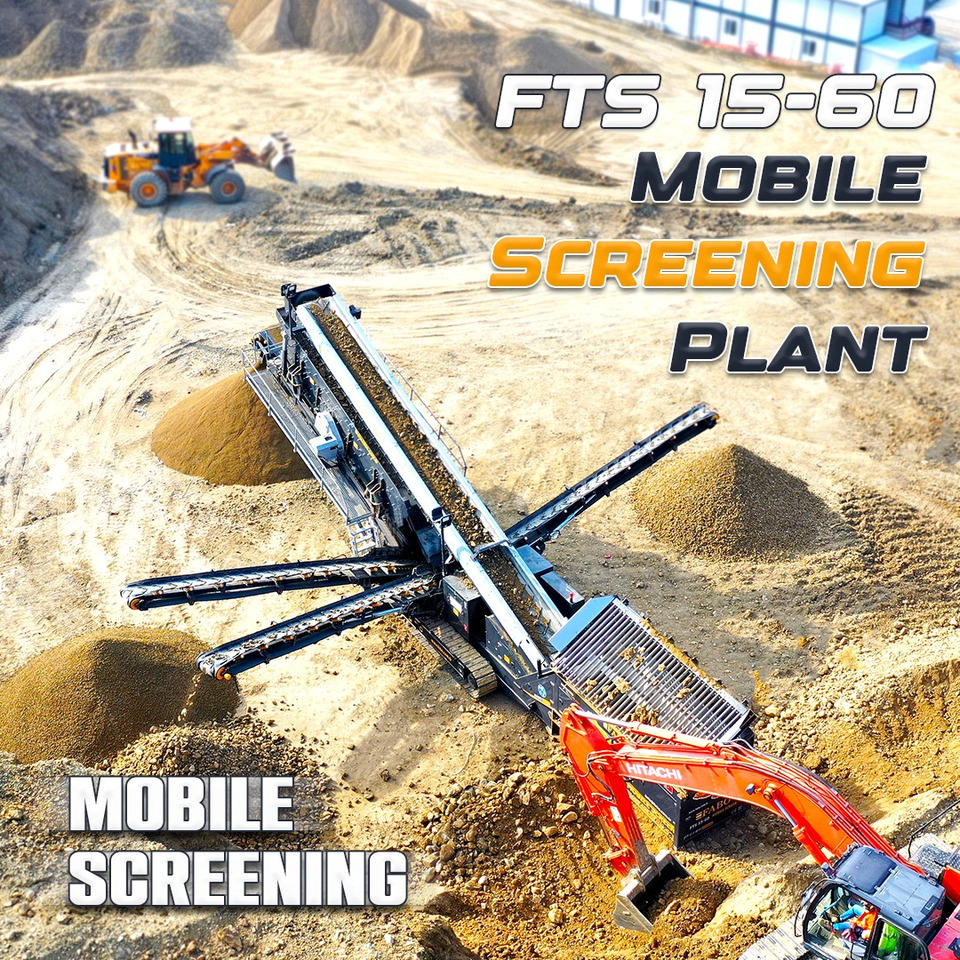 FABO FTS 15-60 MOBILE SCREENING PLANT 500-600 TPH - Siebmaschine: das Bild 1 FABO FTS 15-60 MOBILE SCREENING PLANT 500-600 TPH - Siebmaschine: das Bild 1