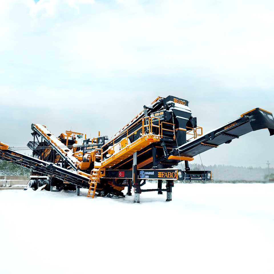 NEU: Mobile Brechanlage FABO Mobile crusher: das Bild 1