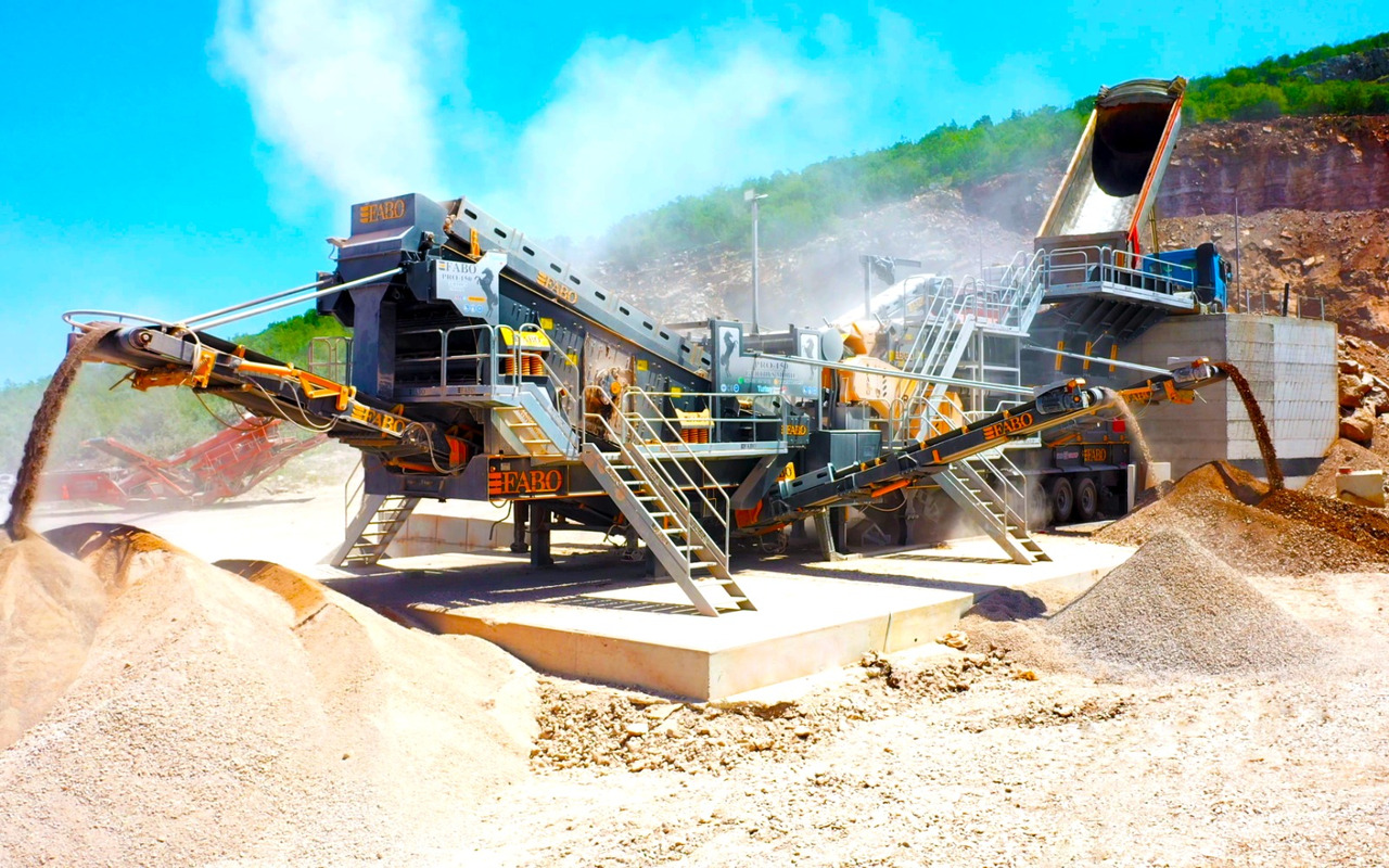 FABO mining machinery - crushing plant - Bergbaumaschine: das Bild 1 FABO mining machinery - crushing plant - Bergbaumaschine: das Bild 1
