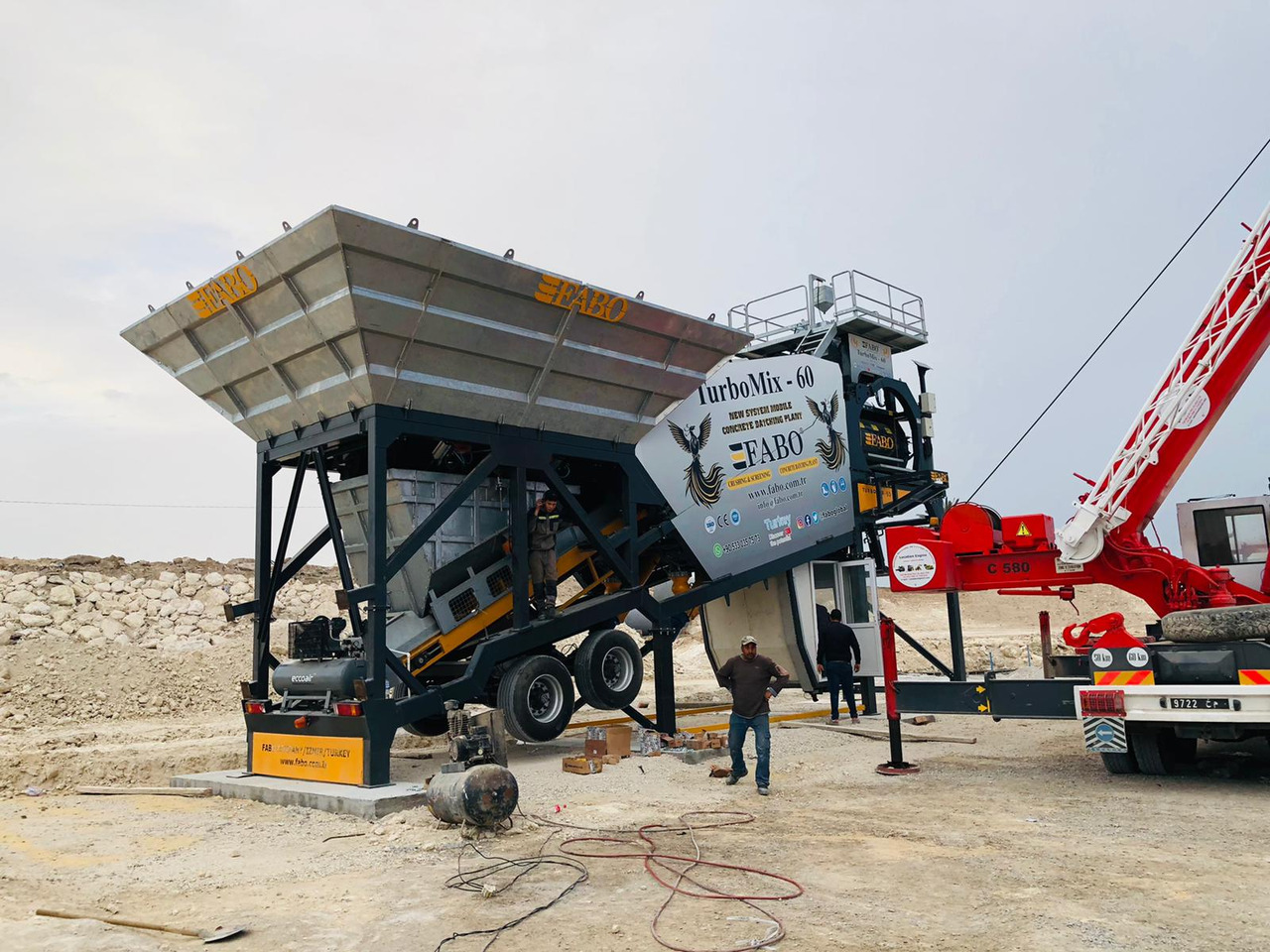 FABO mobile concrete batching plant - Betonmischanlage: das Bild 3 FABO mobile concrete batching plant - Betonmischanlage: das Bild 3