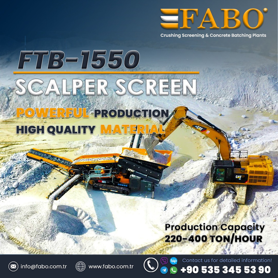FABO mobile screen-mobile screening - Siebmaschine: das Bild 1 FABO mobile screen-mobile screening - Siebmaschine: das Bild 1