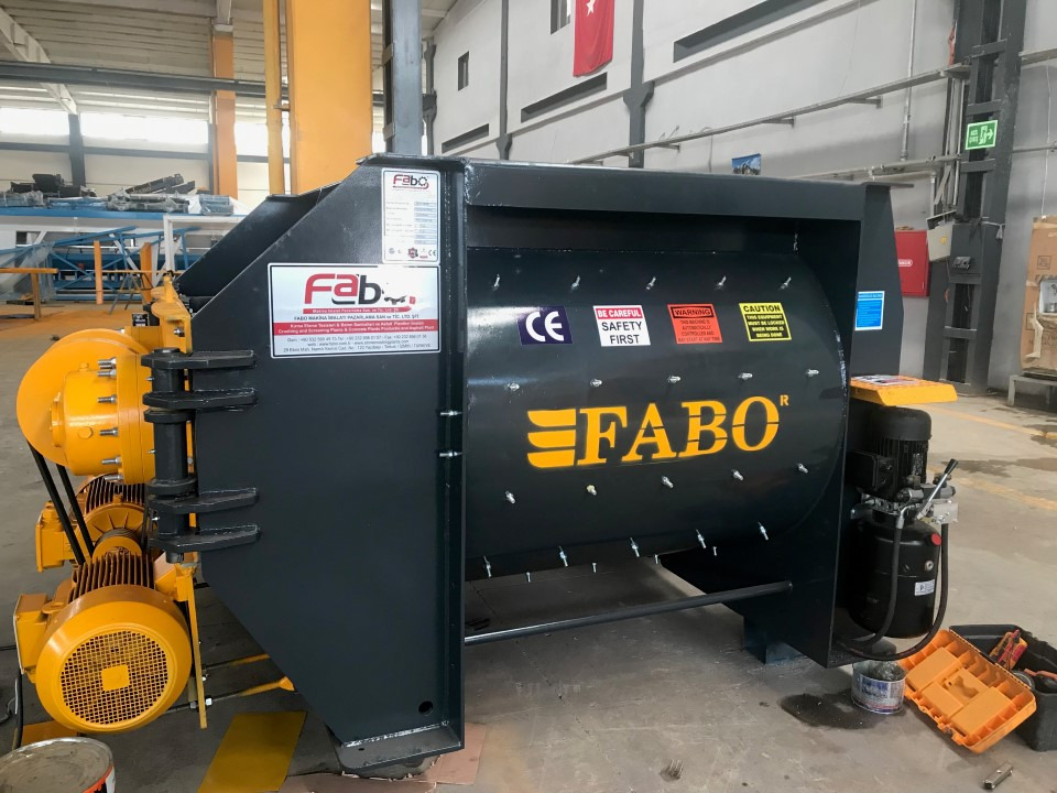 FABO twin shaft mixer - Betonmischer: das Bild 1 FABO twin shaft mixer - Betonmischer: das Bild 1